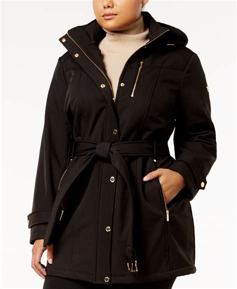 michael kors plus coats .